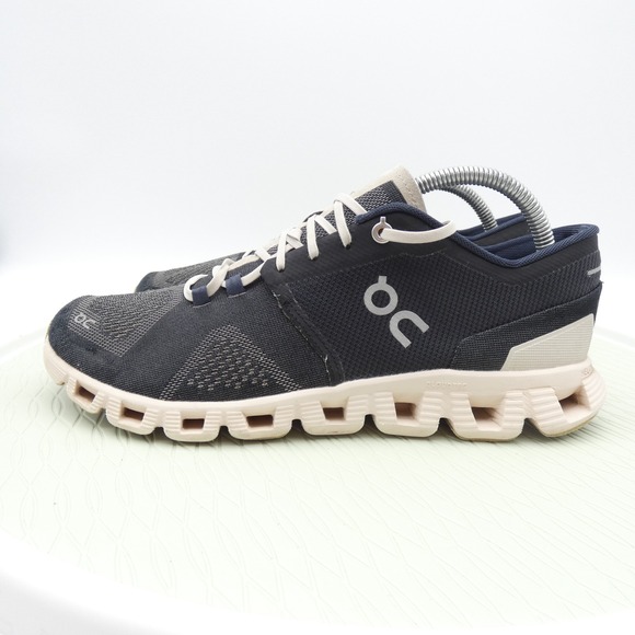 On Running Cloud X Womens US 10 Running Shoes Black Pearl Athletic Sneakers - Picture 3 of 11